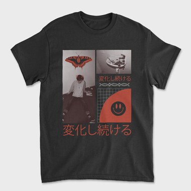 Anime Japanese 8, Tricou Barbati (Unisex)