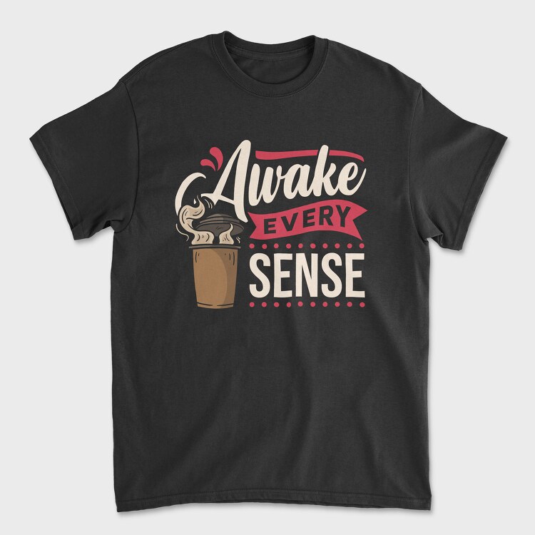 Awake Every Sense, Tricou Barbati (Unisex)