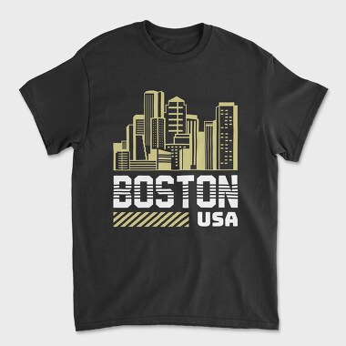 Boston, Tricou Barbati (Unisex)