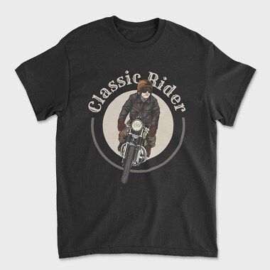 Classsic Rider, Tricou Barbati (Unisex)