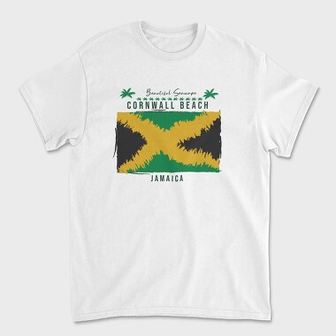 Cornwall Beach, Tricou Barbati (Unisex)