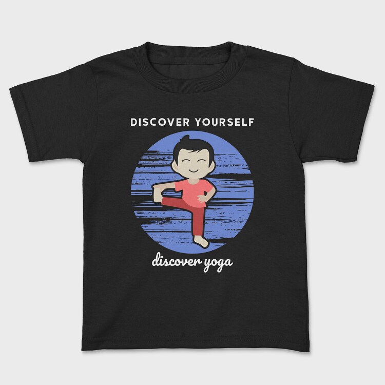 Discover Yourself Discover Yoga, Tricou Copii