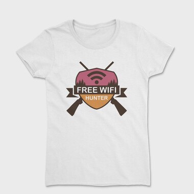 Free Wifi Hunter, Tricou Femei