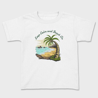 Keep Calm and Beach On, Tricou Copii