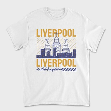 Liverpool, Tricou Barbati (Unisex)