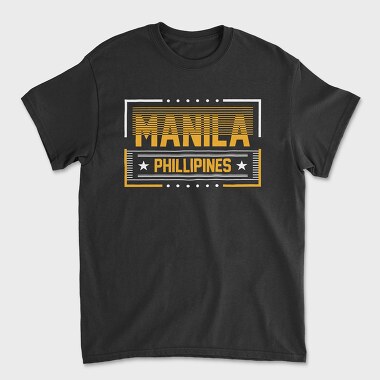 Manila, Tricou Barbati (Unisex)