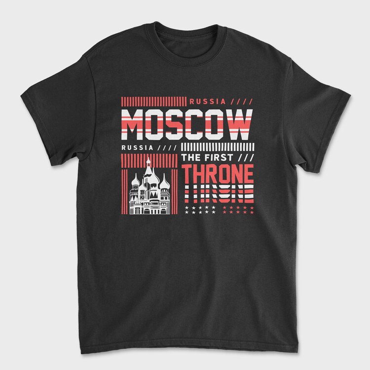 Moscow, Tricou Barbati (Unisex)