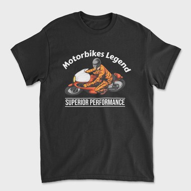 Motorbikes Legend, Tricou Barbati (Unisex)