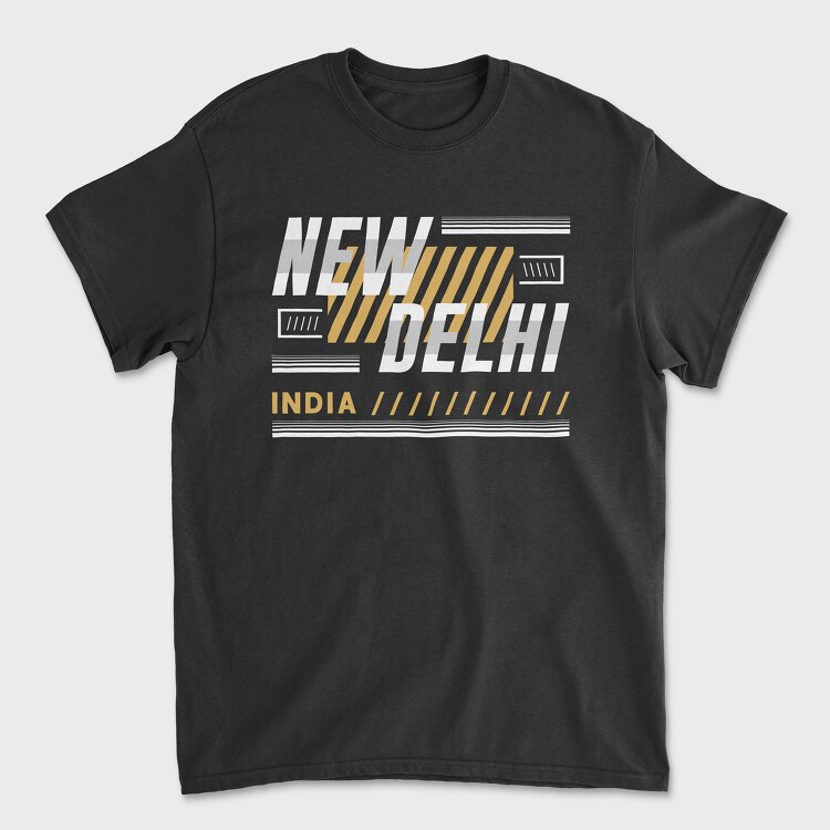 New Delhi, Tricou Barbati (Unisex)