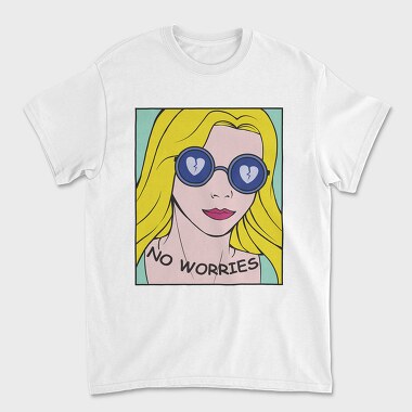 No Worries, Tricou Barbati (Unisex)