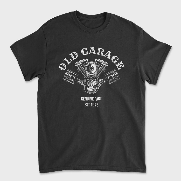 Old Garage, Tricou Barbati (Unisex)