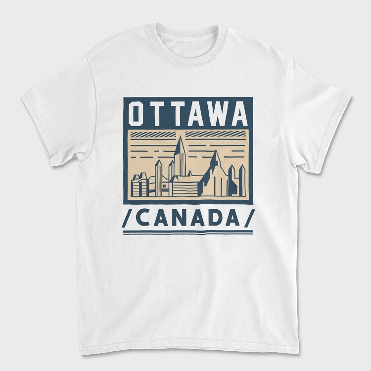 Ottawa, Tricou Barbati (Unisex)