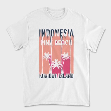 Pink Beach, Tricou Barbati (Unisex)