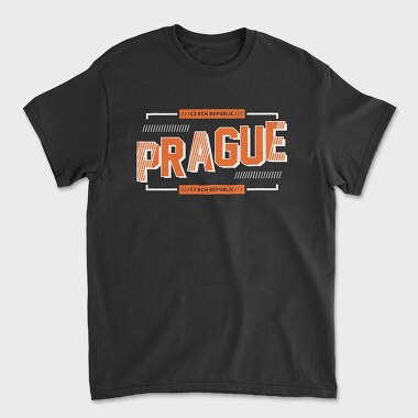 Prague, Tricou Barbati (Unisex)