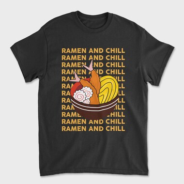 Ramen and Chill, Tricou Barbati (Unisex)