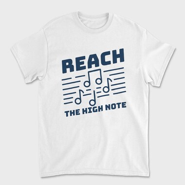 Reach the High Note, Tricou Barbati (Unisex)