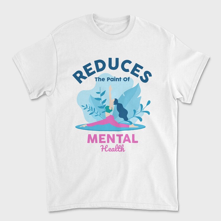 Reduces the Paint of Mental Health, Tricou Barbati (Unisex)