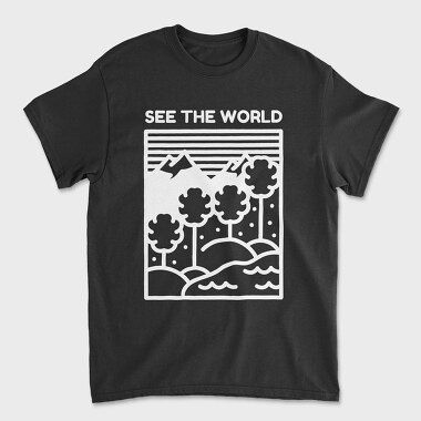 See the World, Tricou Barbati (Unisex)