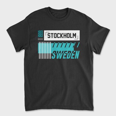 Stockholm, Tricou Barbati (Unisex)