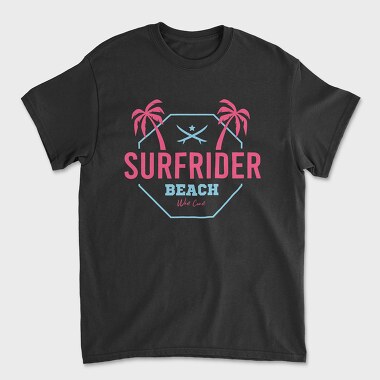 Surfrider Beach, Tricou Barbati (Unisex)