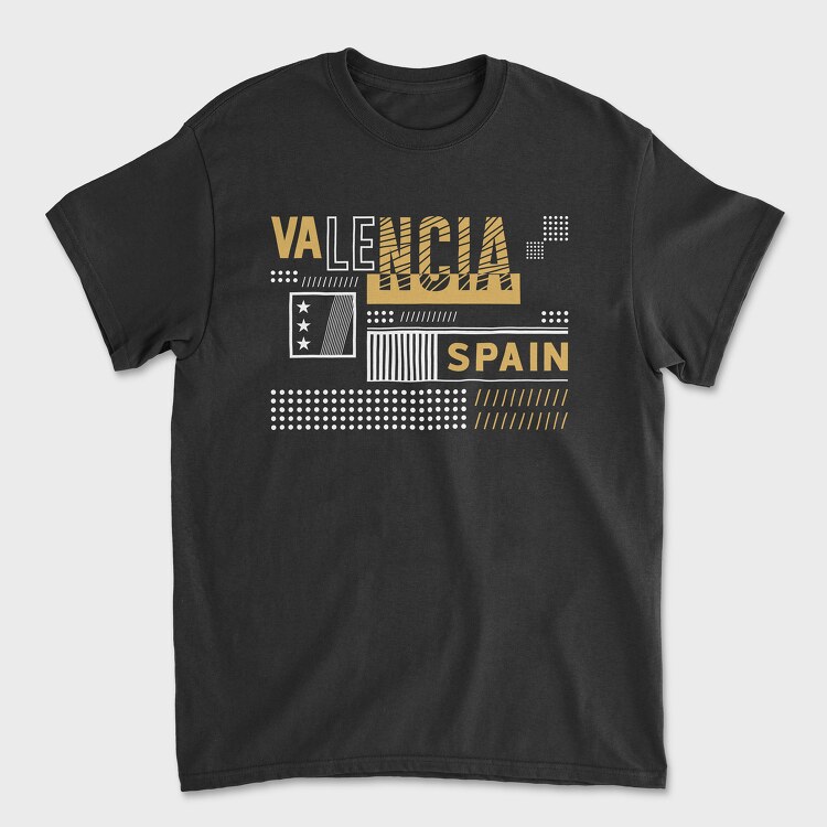 Valencia, Tricou Barbati (Unisex)