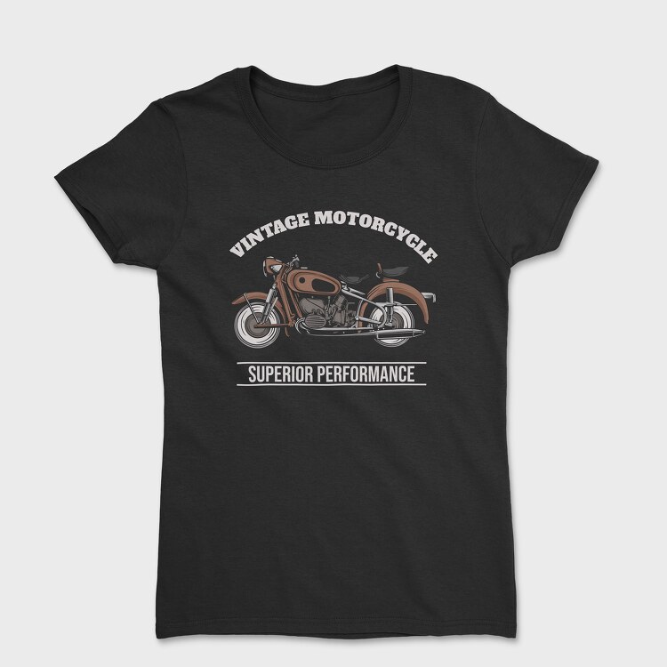 Vintage Motorcycle, Tricou Femei