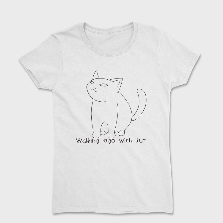 Walking Ego With Fur, Tricou Femei