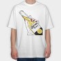 Corona Extra Hand, Tricou Oversize Barbati (Unisex)