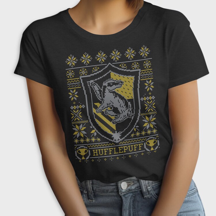 Hufflepuff Sweater, Tricou Femei