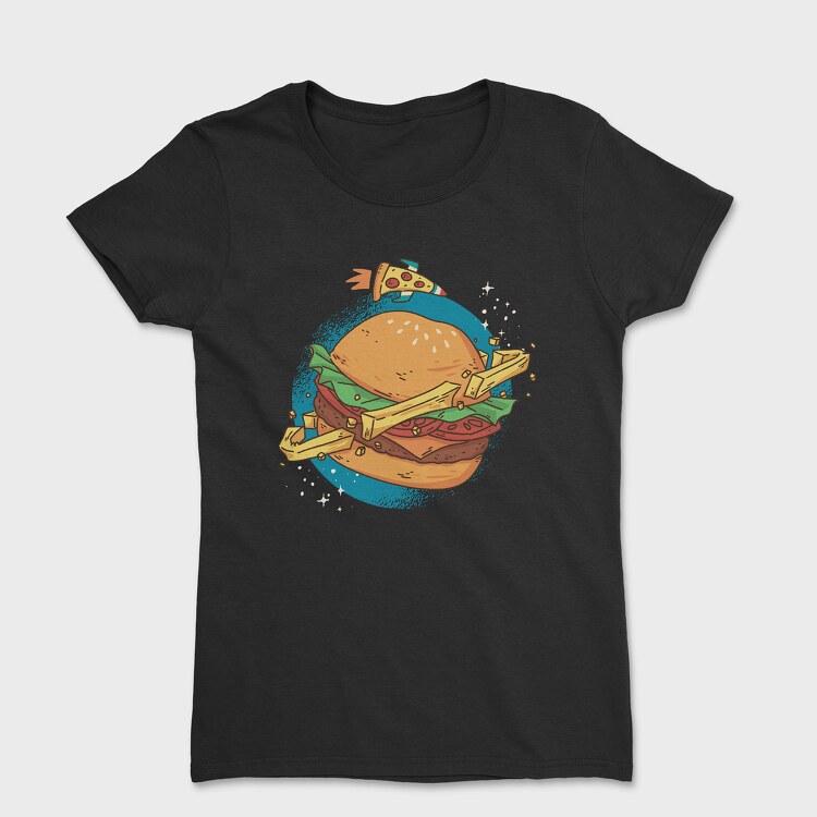 Tricou Femei, Burger Planet