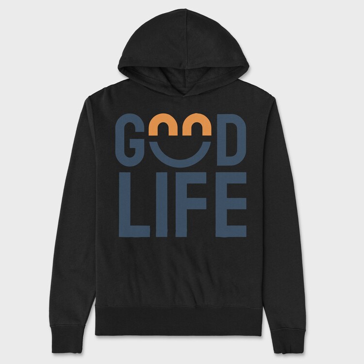 Good Life, Hanorac Oversize Barbati (Unisex)