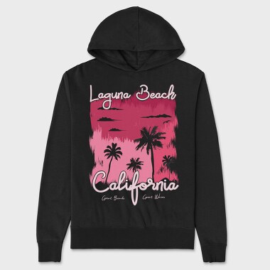 Laguna Beach, Hanorac Oversize Barbati (Unisex)