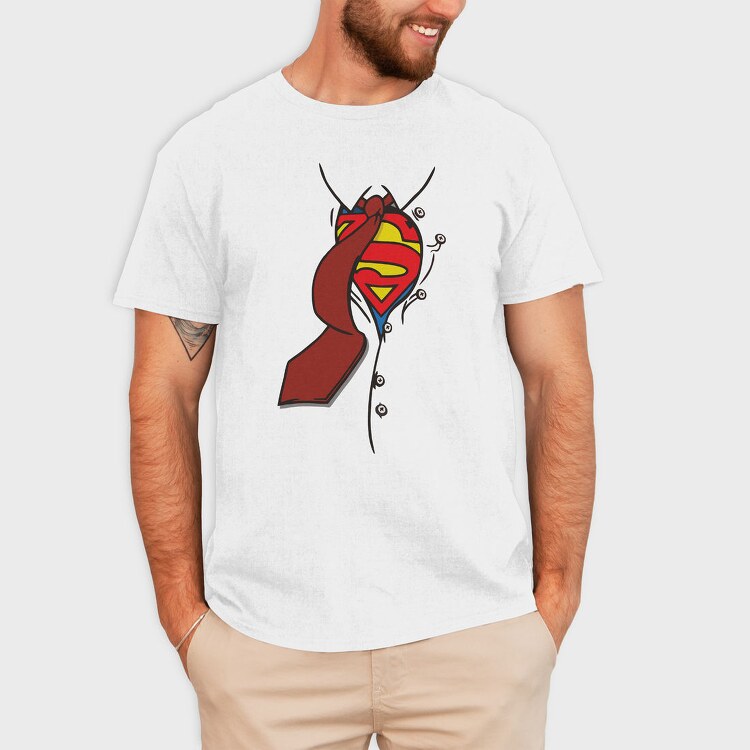 Superman Shield, Tricou Barbati (Unisex)