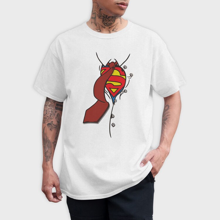 Superman Shield, Tricou Barbati (Unisex)