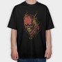 Runaway Skull, Tricou Oversize Barbati (Unisex)