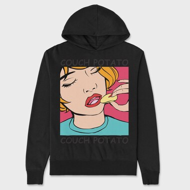 Couch Potato, Hanorac Oversize Barbati (Unisex)