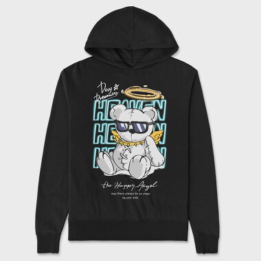 Heaven Bear, Hanorac Oversize Barbati (Unisex)