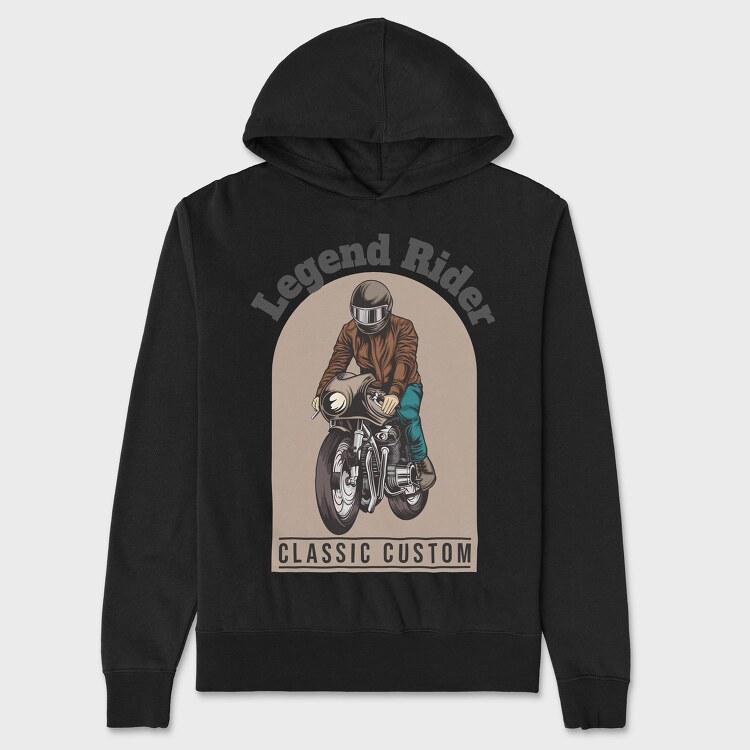 Legend Rider, Hanorac Oversize Barbati (Unisex)