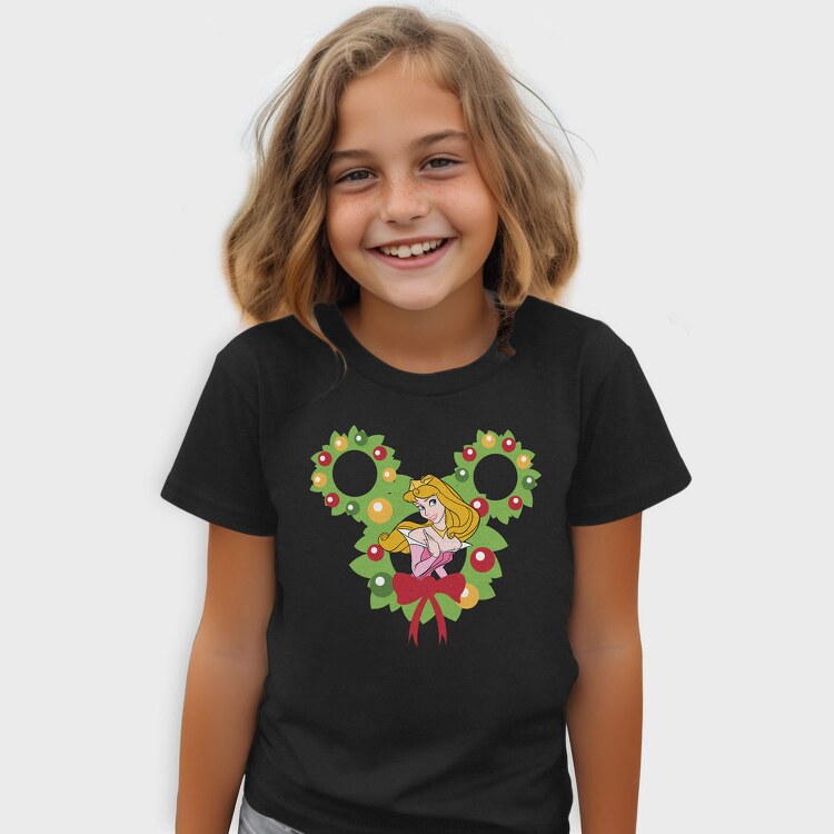 Aurora Holiday Wreath, Tricou Copii