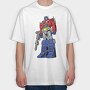 Optimus Prime Power, Tricou Oversize Barbati (Unisex)