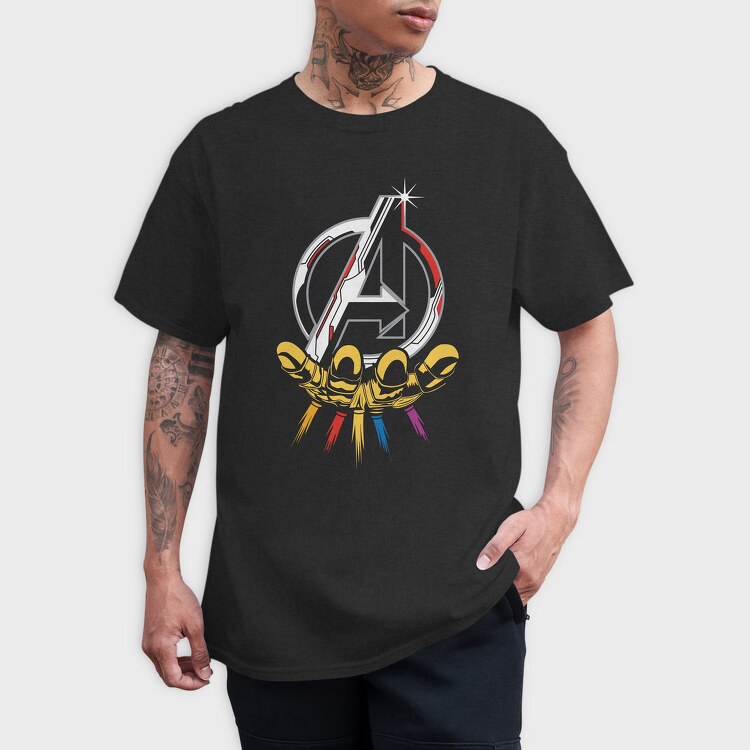 Avengers Infinity Gauntlet, Tricou Barbati (Unisex)