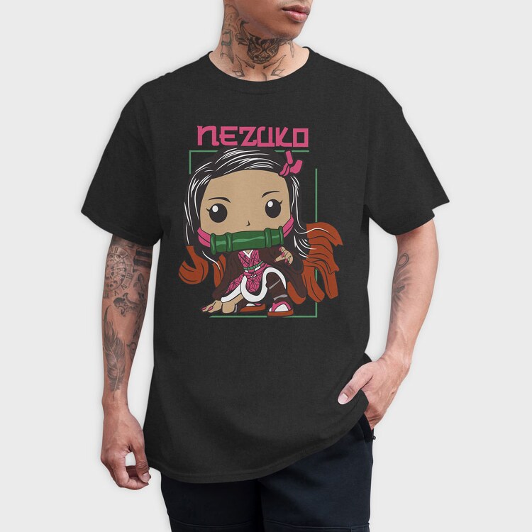 Funko Anime Demon Slayer Nezuko Kamado, Tricou Barbati (Unisex)