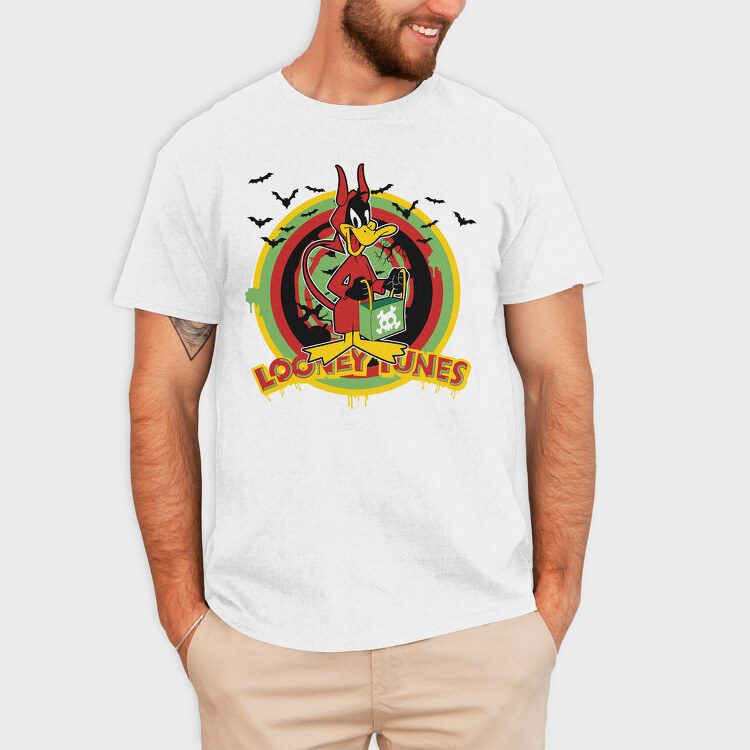 Looney Tunes Halloween 1, Tricou Barbati (Unisex)