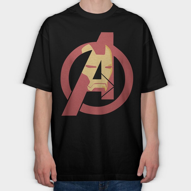 Avengers Shield, Tricou Oversize Barbati (Unisex)
