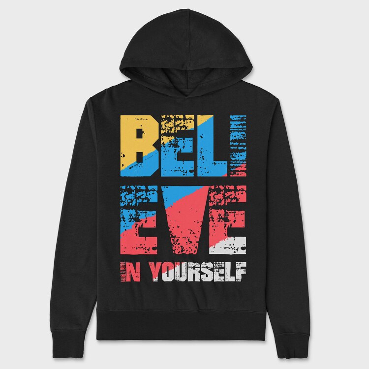 Believe in Yourself, Hanorac Oversize Barbati (Unisex)