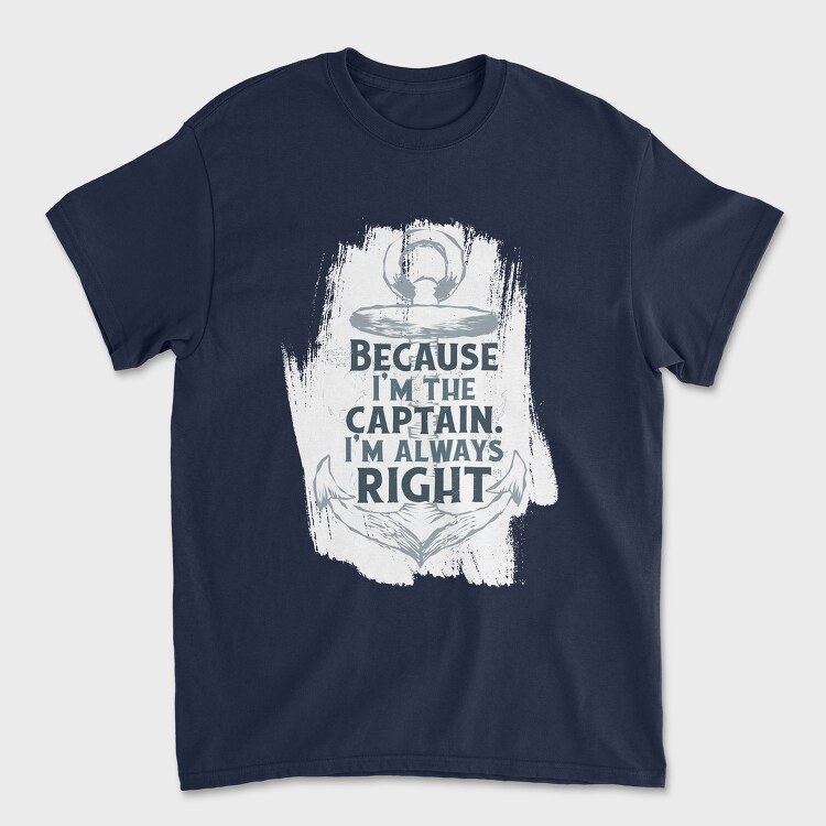 Captain, Tricou Barbati (Unisex)