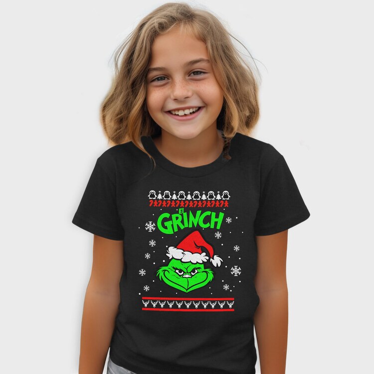 El Grinch Xmas, Tricou Copii