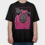 Pink Camera Fun, Tricou Oversize Barbati (Unisex)