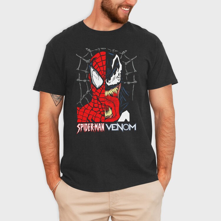 Spider Venom Web, Tricou Barbati (Unisex)