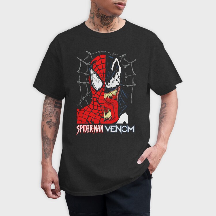 Spider Venom Web, Tricou Barbati (Unisex)